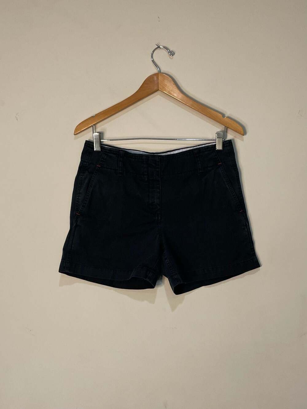 Tommy Hilfiger Women's Navy Cotton Shorts Size 6